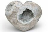 Crystal Filled Celestite Heart - Madagascar #229010-1